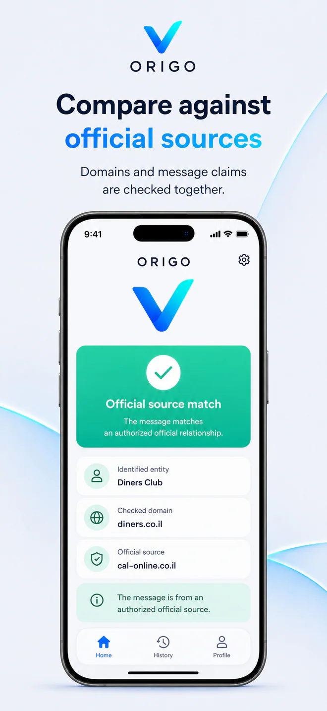 ORIGO screen 3